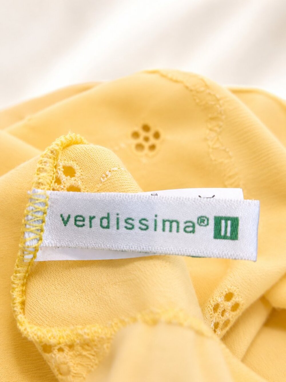 Stunning Verdissima Yellow Halter Tank Top Size 34 - Picture 10 of 13